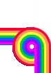 Regenboog krul Inkipink